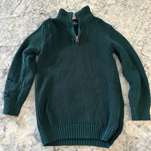 The Children’s Place: boys green sweater - 5T - Picture 1 of 4